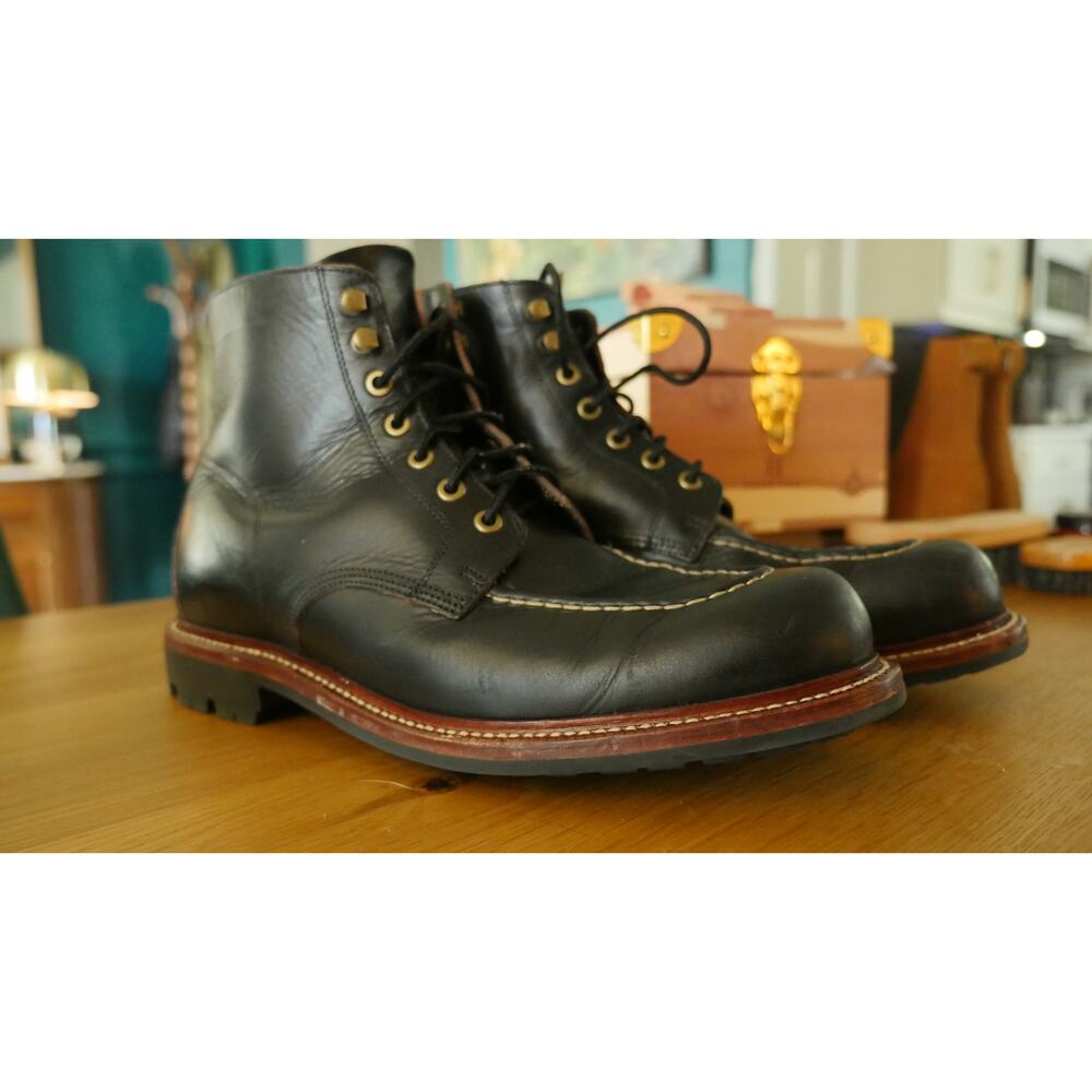 Grant Stone Brass Boot Black Chromexcel 12D - Picture 3 of 10